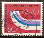 Stamps Germany -  Juegos Olímpicos de Invierno de 1976 en Innsbruck.