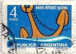 Sellos de America - Argentina -  Marina mercante