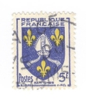 Sellos de Europa - Francia -  Escudo de armas de Saintonge