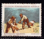 Stamps Germany -  1090 - Cuadro de Egger Lienz