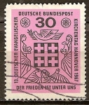 Sellos de Europa - Alemania -  13.Día de la Iglesia Protestante Alemana,Hanover (1967)