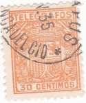 Stamps Spain -  TELEGRAFOS (14)