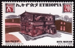 Stamps : Africa : Ethiopia :  ETIOPÍA - - Iglesias talladas en la roca de Lalibela