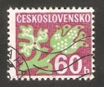 Stamps Czechoslovakia -  106 - Flores estilizadas