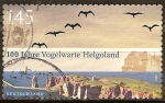 Stamps Germany -  100 años de la estación ornitológica Helgoland.