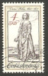 Stamps Czechoslovakia -  2564 - Traje de época