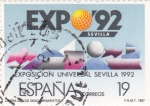 Stamps Spain -  EXPO-92 SEVILLA (14)