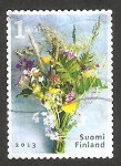 Sellos de Europa - Finlandia -  Ramo de flores