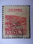 Stamps Colombia -  Bahía de Santa Marta - Sobreporte Aéreo.