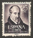 Stamps Spain -  1369 - IV centº del nacimiento de Luis de Góngora y Argote