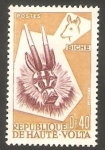 Stamps : Africa : Burkina_Faso :  Alto Volta - Máscara