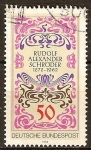 Stamps Germany -  Centenario del nacimiento de Rodolfo Alexander Schroder (escritor).