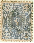 Stamps Europe - Finland -  Tipo escudo de 1875