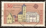 Stamps Germany -  El antiguo Ayuntamiento en Regensburg.