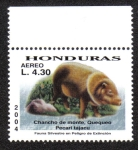 Stamps Honduras -  Fauna Silvestre en Peligro de Extinción 