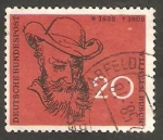 Stamps Germany -  154 - Wilhelm Busch, diseñador humorista