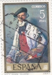 Stamps Spain -  2025 - Pablo Uranga, pintura de Ignacio de Zuloaga