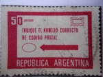 Sellos de America - Argentina -  Indique el Número Correcto deCódigo Postal