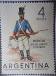 Sellos de America - Argentina -  Patricios-Día del Ejercito 29 de Mayo