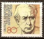 Sellos de Europa - Alemania -  Theodor Heuss (1884-1963), Presidente de la RFA desde 1949-1959.