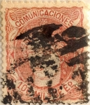 Stamps Spain -  100 milésimos de escudo 1870