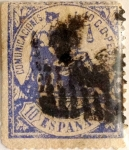 Stamps Spain -  10 céntimos 1874