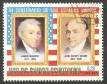 Sellos de Africa - Guinea Ecuatorial -  James Monroe y John Quincy Adams