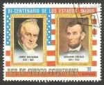 Stamps Equatorial Guinea -  James Buchanan y Abraham Lincoln