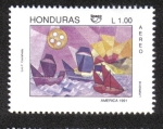 Stamps Honduras -  500 Aniversario del Descubrimiento de América