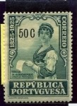 Stamps Portugal -  Centenario del Nacimiento de Camilo Castelo Branco. Teresa de Albuquerque