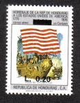 Sellos de America - Honduras -  Homenaje de la Rep. de Honduras a Los Estados Unidos de América 