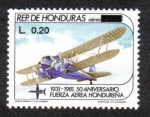 Stamps Honduras -  50 Aniversario Fuerza Aérea Hondureña 