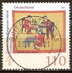 Stamps Germany -  115a Aniv del Instituto Dominikus-Ringeisen para discapacitados, Ursberg.