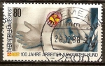 Stamps Germany -  Centenario (primeros auxilios) Asociación samaritanos Trabajadores.