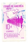 Stamps Panama -  censo de america