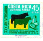 Sellos de America - Costa Rica -  ciencias agricolas