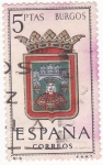 Stamps Spain -  BURGOS- Escudos de las capitales españolas (15)