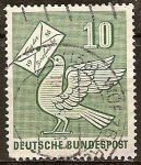 Stamps Germany -  Dia del sello 1956.