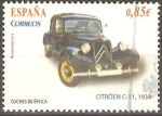 Stamps Spain -  COCHES  DE  LA  ÈPOCA.  CITRÖEN  C - 1.   1934.