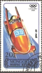 Stamps Mongolia -  OLIMPÌADAS  DE  INVIERNO.  BOBSLEIGH.