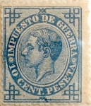 Stamps Spain -  10 céntimos 1876