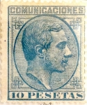 Sellos del Mundo : Europe : Spain : 10 pesetas 1878