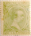 Sellos de Europa - Espaa -  20 céntimos 1889