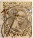 Stamps Spain -  30 céntimos 1889