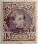 Stamps Spain -  15 céntimos 1902