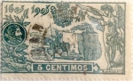 Sellos de Europa - Espaa -  5 céntimos 1905