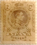 Stamps Spain -  2 céntimos 1909