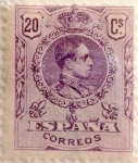 Stamps Spain -  20 céntimos 1921j