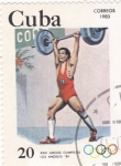 Stamps Cuba -  Juegos Olímpicos de Los Angeles-84