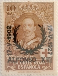 Stamps Spain -  10 pesetas 1927